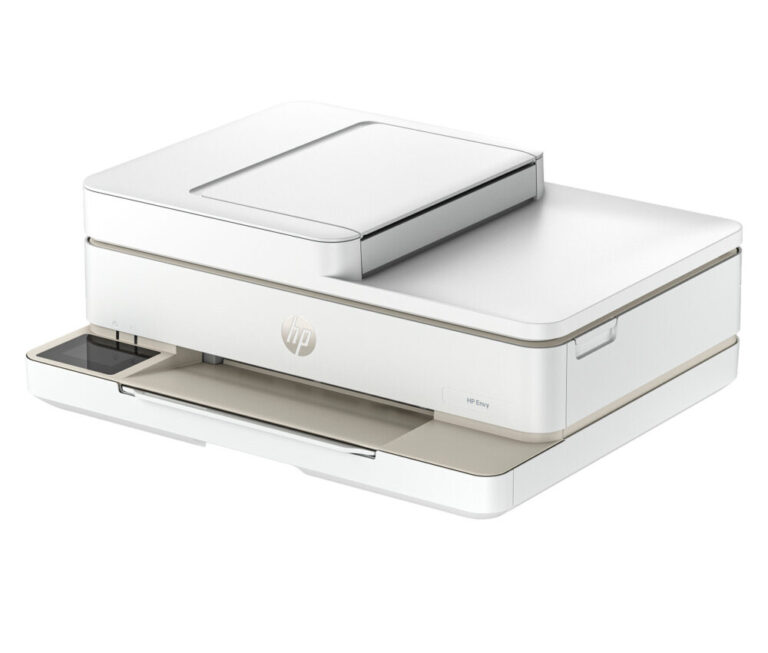 HP Envy 6555e All-in-One Printer with 3 Months of Instant Ink for free with HP+, AI-enabled