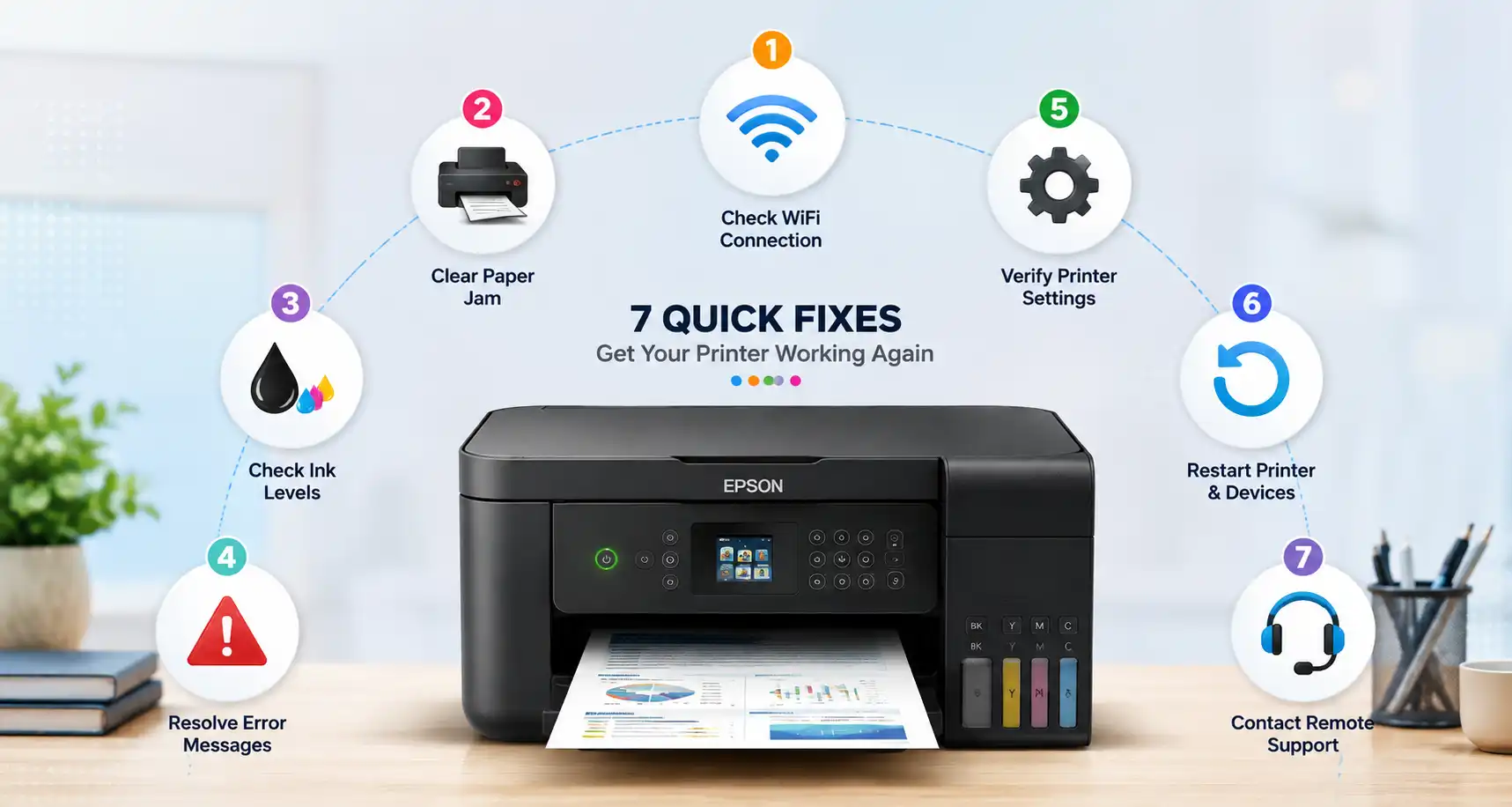 paid remote printer support service