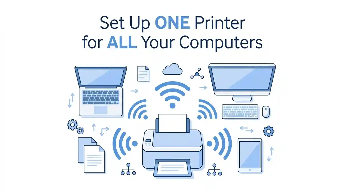 How to Set Up a Printer for Multiple Computers on WiFi 1